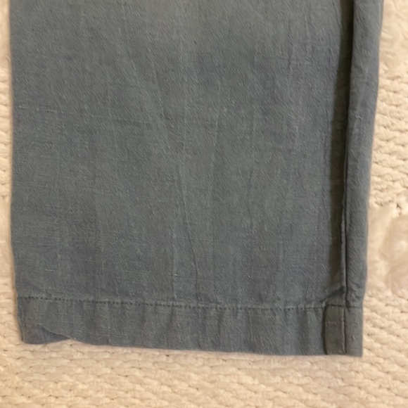 Calvin Klein linen pants green 10 Petite - Picture 13 of 16